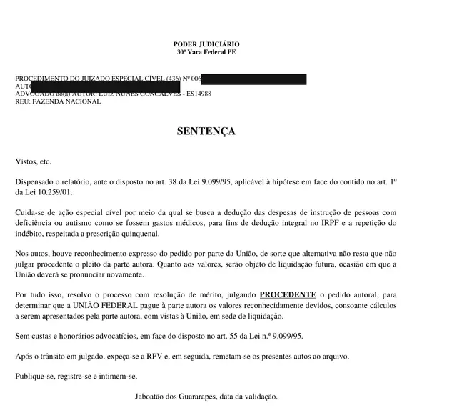 Decisão judicial do Tema 324 da TNU — Pernambuco